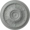 Ekena Millwork Oslo Ceiling Medallion (Fits Canopies up to 7 5/8"), 38 3/8"OD x 2 7/8"P, Primed White CM38OS - alternate 1